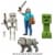 Mattel Minecraft Creeper Figure Perspective: bottom