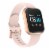 iTouch Air 3 Smartwatch: Rose Gold Case with Blush Strap 40mm Perspective: bottom