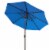 SAFAVIEH Outdoor Collection Ortega 9-Foot Tilt Crank Umbrella Pacific Blue Perspective: bottom