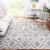 Safavieh Martha Stewart Lucia Shag Area Rug - Dark Gray/Light Gray Perspective: bottom