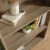 Pemberly Row Modern Engineered Wood 3-Shelf Bookcase in Summer Oak Perspective: bottom