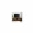 Home Square 2 Piece Set with Wood TV Stand and X Bookcase in Rustic Oak Perspective: bottom