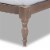Bowery Hill Full Size Oak Finished Wood Platform Bed Frame Perspective: bottom