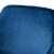 Bowery Hill Germaine Navy Blue Velvet Metal Dining Chairs (Set of 2) Perspective: bottom