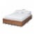 Bowery Hill Full Size Walnut 3-Drawer Storage Bed Frame Perspective: bottom