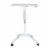 Pemberly Row 28  Height Adjustable Stand Up Laptop Table in White Perspective: bottom
