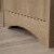 Pemberly Row Engineered Wood Computer Desk in Summer Oak Perspective: bottom