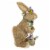 Northlight 15 Brown Sisal Bunny Rabbit with Basket Easter Figure Perspective: bottom