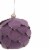 Northlight 7 Purple Flower Glitter Petal Shatterproof Ball Christmas Ornament Perspective: bottom