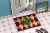 Carolines Treasures 8133MAT Mardi Gras Fleur de lis Purple Green and Gold Doorm Perspective: bottom