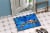 Carolines Treasures MW1163JMAT Big Spash Crab in blue Doormat 24x36 Perspective: bottom