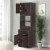 Better Home Products Shelby Tall Wooden Kitchen Pantry in Tobacco Perspective: bottom