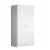 Better Home Products Harmony Wood Two Door Armoire Wardrobe Cabinet in White Perspective: bottom