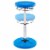 Kore Adjustable Wobble Chair 16.5"--21.5" - Primary Blue Perspective: bottom