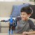 Hasbro Power Rangers Beast Morphers Blue Ranger Action Figure Perspective: bottom