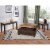 Bear Creek Two-tone Brown Lift-Top Cocktail Table with Casters Perspective: bottom