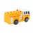NewRay Die-Cast Mini Pull Back Rescue Vehicle Yellow Fire Truck Perspective: bottom