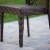 Dana Point Outdoor Patio Furniture Brown Wicker Chairs (Set of 2) Perspective: bottom