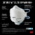 3M Aura™ Particulate Respirator Perspective: bottom
