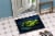 Carolines Treasures MW1229MAT Okra Bleu Doormat 18x27 Perspective: bottom