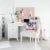 Carolines Treasures  BB2185PW1414 American Flag and Tricolor Corgi Fabric Decora Perspective: bottom