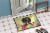 Easter Eggs Wire Haired Dachshund Dapple Indoor or Outdoor Mat 24x36 Perspective: bottom