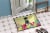 Easter Eggs Standard Schnauzer Salt and Pepper Doormat 18x27 Perspective: bottom