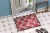 Carolines Treasures BB7513MAT Watercolor Red Roses and Polkadots Doormat 18x27 Perspective: bottom