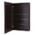 KBC Napa 34  Wood Wall Mounted Medicine Cabinet w/ Beveled Glass in Chocolate Perspective: bottom