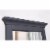 KBC Newport 24 Solid Wood Wall Mirror w/ Beveled Glass in Marine Gray Perspective: bottom