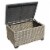 TKC Monterey Outdoor Wicker Storage Coffee Table in Summer Fog Perspective: bottom