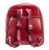 M Series Olympia Leather Business Laptop Tablet Backpack - Red Perspective: bottom