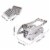 Kitcheniva Stainless Steel French Fry Cutter 2 Blades Perspective: bottom
