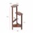 Kitcheniva Bamboo Corner Plant Stand Display Rack 3 Tier Nut Brown Perspective: bottom