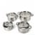 Kitcheniva Nonstick Stainless Steel Pots And Pans Cookware Set Perspective: bottom