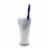 Grand Fusion Jumbo Size Silicone Shake Straws & Brush, Reusable 2-3ct packages Perspective: bottom
