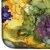 Carolines Treasures 8958DDM Abstract Flowers Purple and Yellow Dish Drying Mat Perspective: bottom