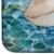 Carolines Treasures BB5368DDM Sea Shell and Water Dish Drying Mat Perspective: bottom