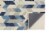 Feizy Rugs Arazad Tufted Graphic Chevron Area Rug - Cobalt Blue/Ivory Perspective: bottom