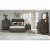 Modus Townsend 3 Drawer Solid Wood Nighstand in Gunmetal Perspective: bottom