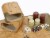 WE Games Tan Map Design Magnetic Backgammon Set, Leatherette, Travel Size Perspective: bottom