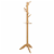 Gymax Wooden Coat Rack Hanger Hall Tree Entryway w/ 10 Hooks 2 Heights Oak Perspective: bottom