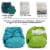 Kanga Care Rumparooz One Size Reusable Cloth Diaper Cover Snap | Peacock Perspective: bottom