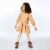 Printed Cats Long Sleeve Fleece Dress Perspective: bottom