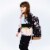 Plush Sleeveless Vest Rainbow Perspective: bottom
