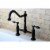 Kingston Brass KS1175TAL Tudor Bridge Kitchen Faucet, Oil Rubbed Bronze Perspective: bottom