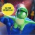 Gang Beasts Green Dragon Blue Bear Plush 10  Doll Video Gaming Character Bundle Set PMI Perspective: bottom
