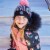 Knit Hat Black Multicolor Perspective: bottom