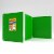 E-Clips USA Green Poly Pocket Binder Folder 48-Units Perspective: bottom