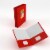 E-Clips USA Red Paper Pocket Folders 100-Units Perspective: bottom